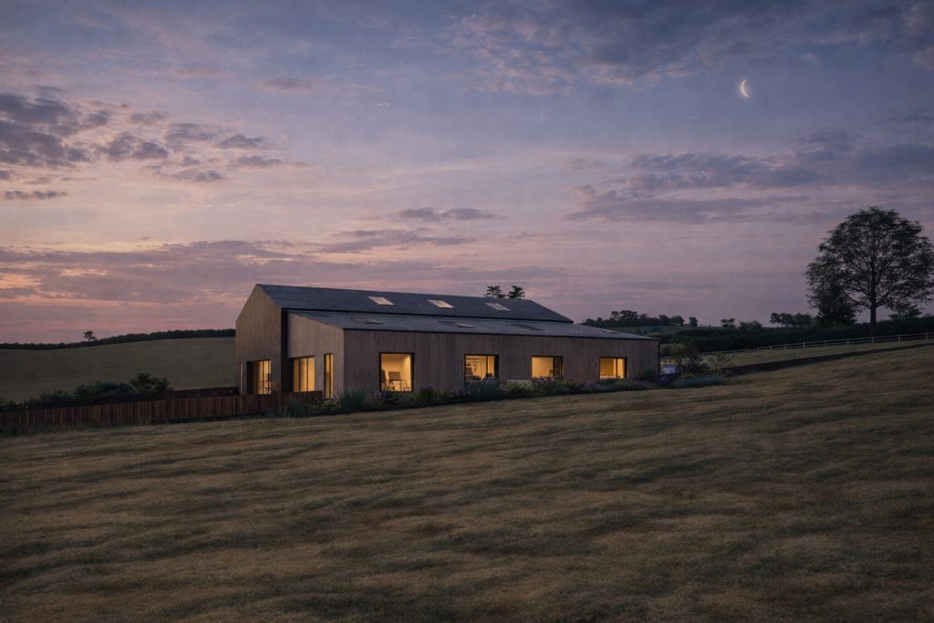co create architects class q barn conversion devon agricultural building to residential dwelling rural home 3