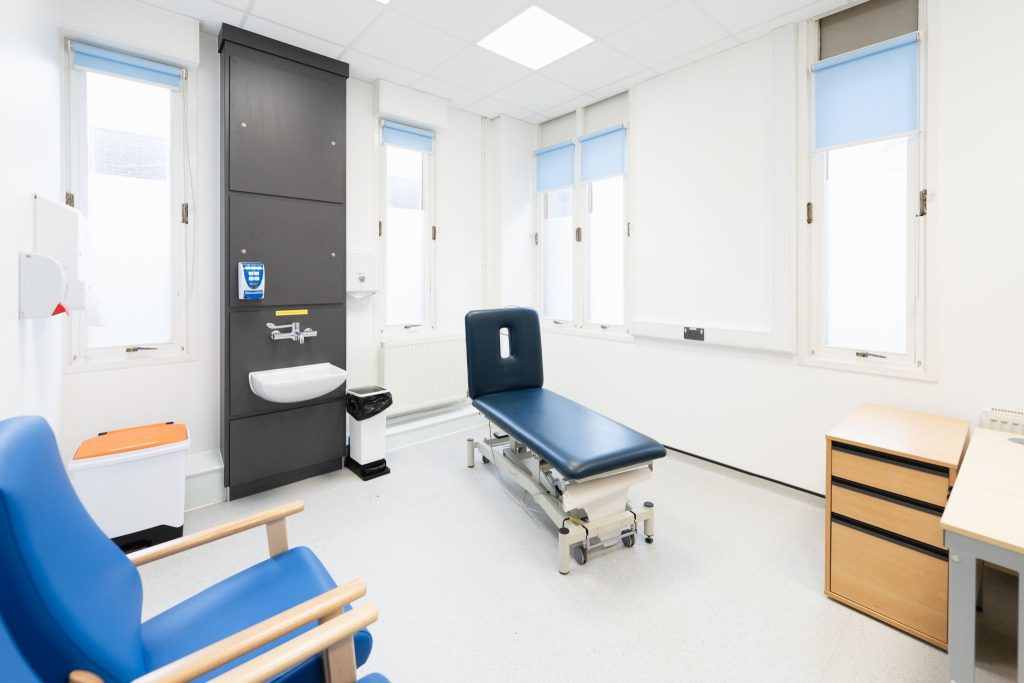 co create architects NHS marjons plymouth care hub pain management 4